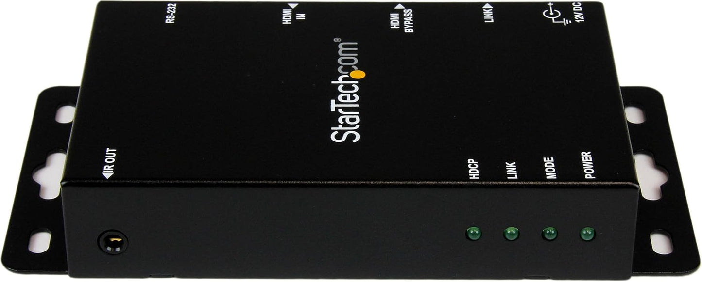 Startech.Com 330 Ft. (100 M) HDMI over Cat5E / CAT6 Hdbaset Extender - UHD 4K - IR Extension - RS232 Extension - Power over Ethernet (ST121UTPHD2)