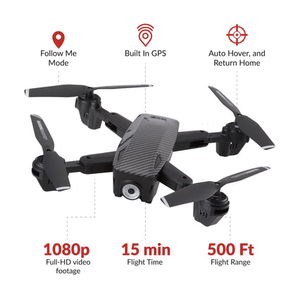 Skyhawk 1080P HD Video Recording Aerial Drone
