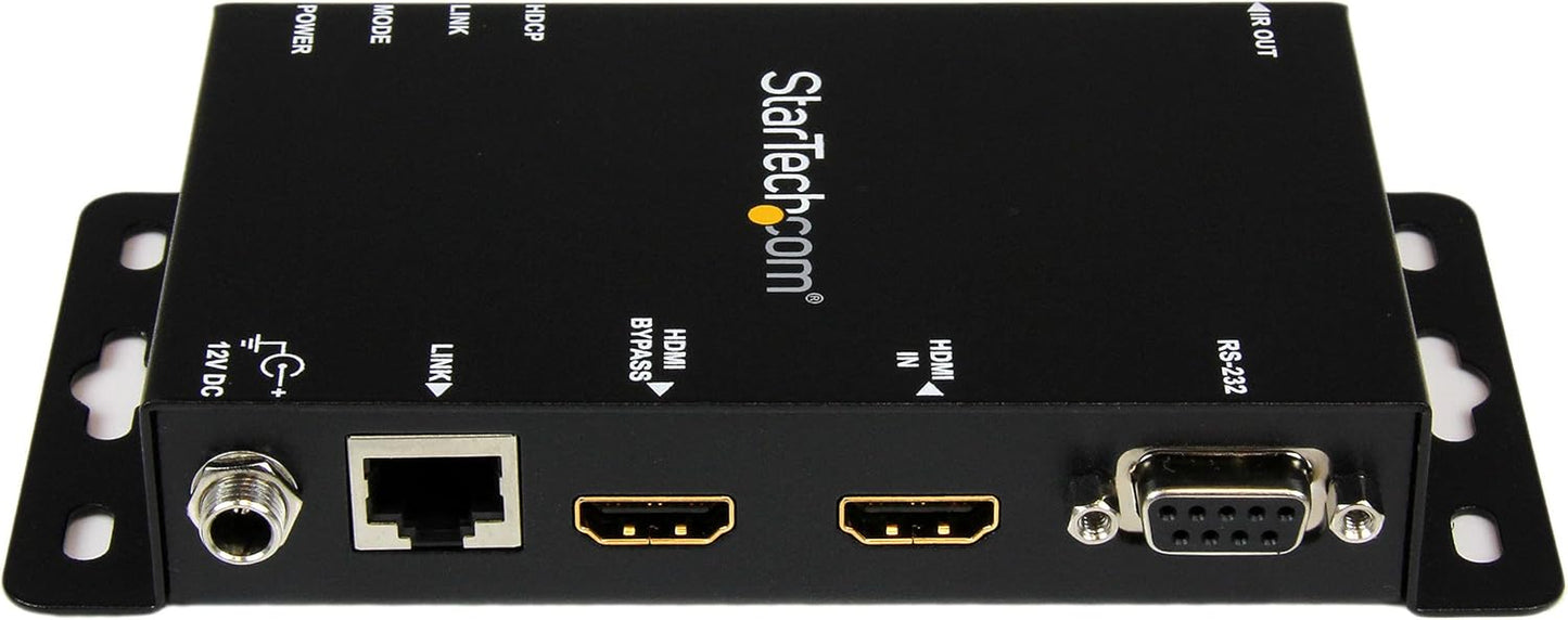 Startech.Com 330 Ft. (100 M) HDMI over Cat5E / CAT6 Hdbaset Extender - UHD 4K - IR Extension - RS232 Extension - Power over Ethernet (ST121UTPHD2)