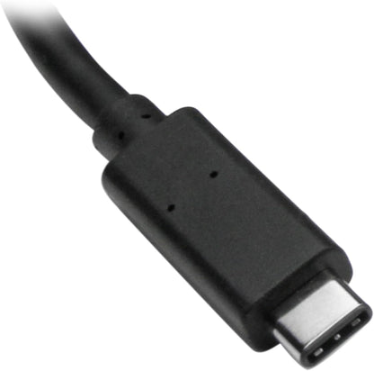 Startech 3-Port USB-C Hub with Gigabit Ethernet and 3X USB-A, 5Gbps, TAA | Built-In 30Cm USB-C Cable, 3X USB-A, Fully Powered Connected Devices, Desktop Placement, Small Footprint