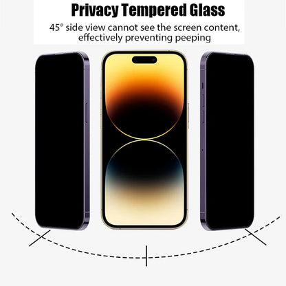 For Iphone 16 17 18 15 14 Pro Privacy Tempered Glass for Iphone 15 14 13 12 11 Pro Max Iphone16 Iphone 16 Pro anti Spy Screen Protector Iphone 14Pro