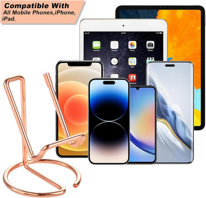 Cell Phone Stand for Desk, Rose Gold Cell Phone Stand Holder