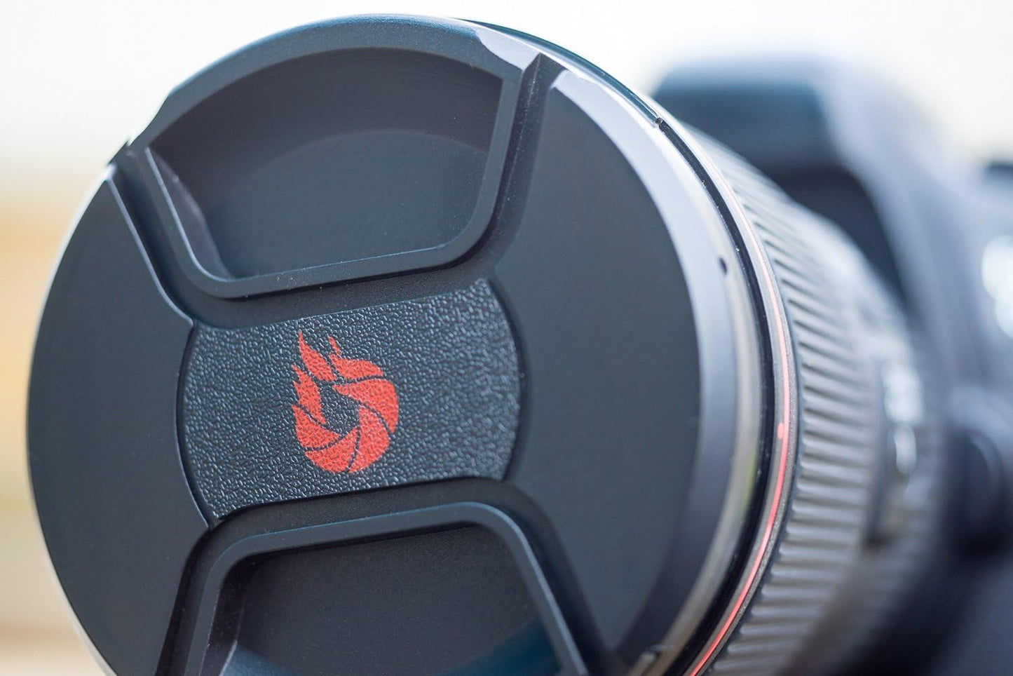 77Mm Lens Cap Center-Pinch, Extra Strong Springs, Made from 100% Recycled Plastic