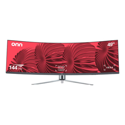49" 3840 X 1080P Curved Dual FHD Gaming Monitor, Black, 100133225