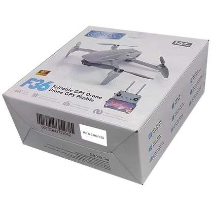 F36 GPS Mini Drone with 4K UHD Camera, 3-Axis Gimbal, RC Quadcopter, and Brushless Motor, Silver