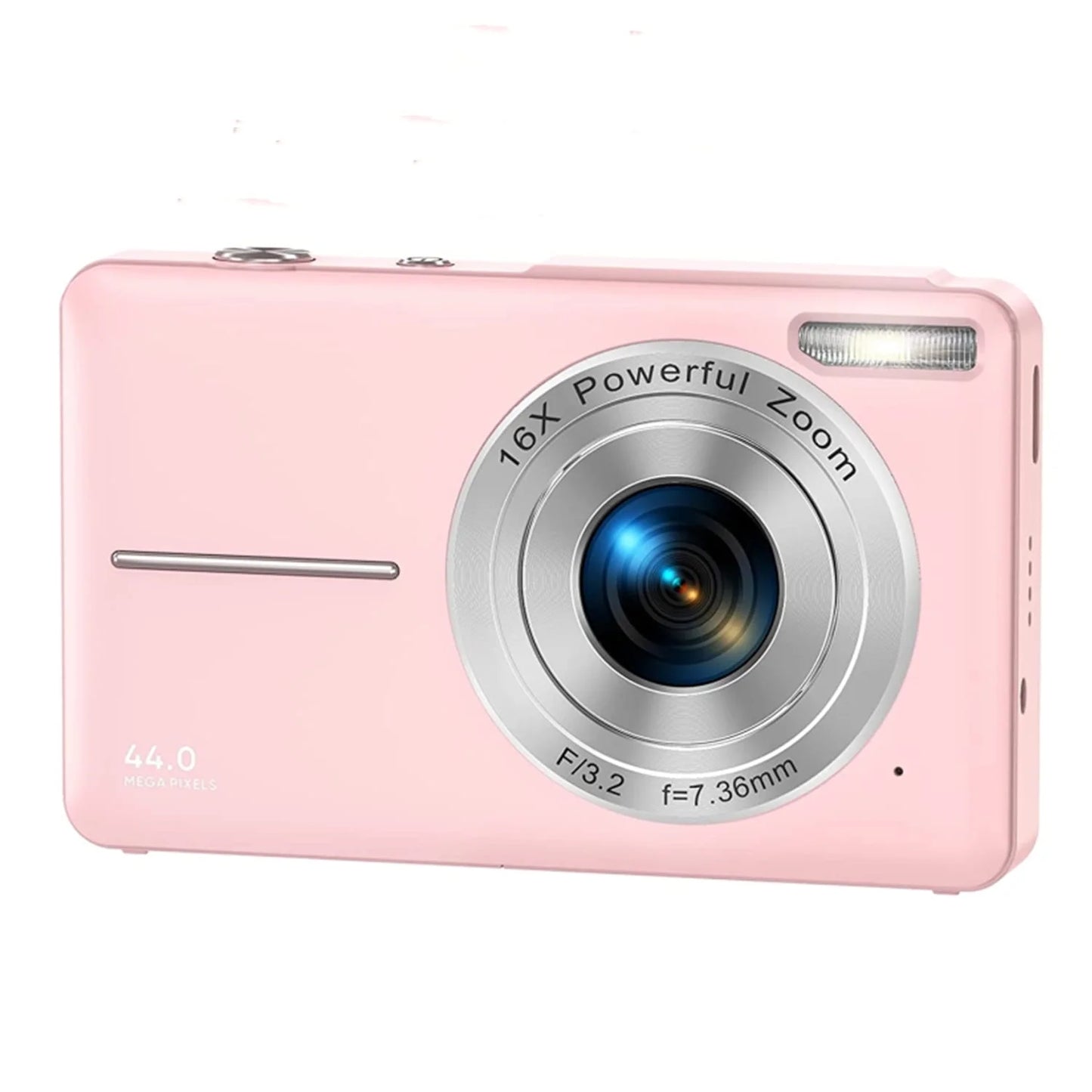 1080P Digital Camera 44MP 16X Digital with 32GB Card Zoom Compact Point and Shoot Camera Portable Small Camera Starter Camera for Teens Students Boys Girls Seniors
