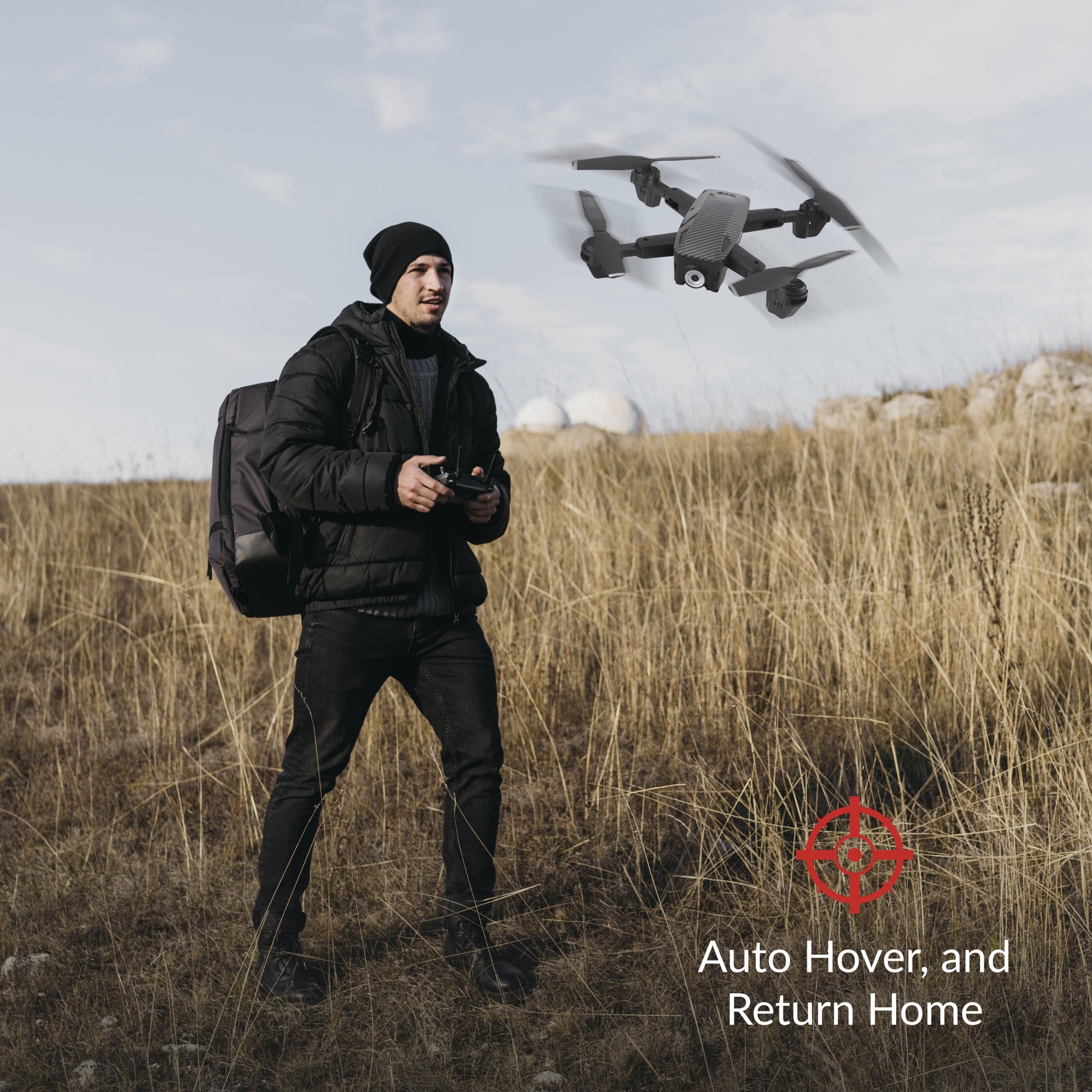 Skyhawk 1080P HD Video Recording Aerial Drone