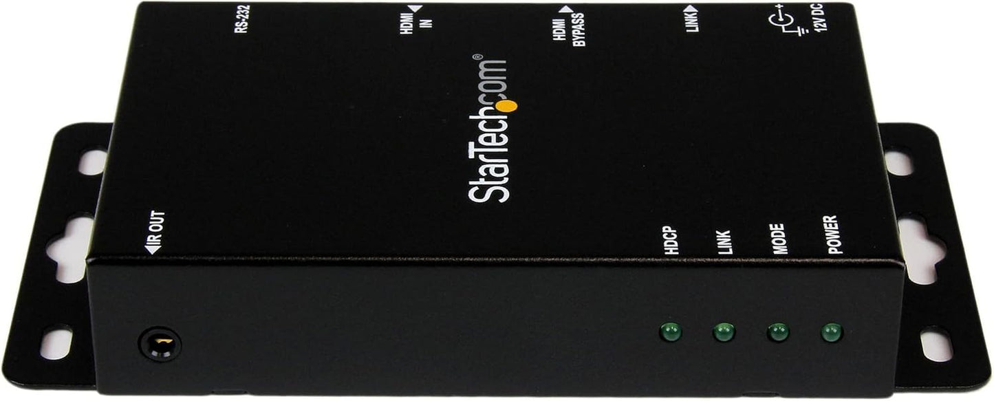 Startech.Com 330 Ft. (100 M) HDMI over Cat5E / CAT6 Hdbaset Extender - UHD 4K - IR Extension - RS232 Extension - Power over Ethernet (ST121UTPHD2)