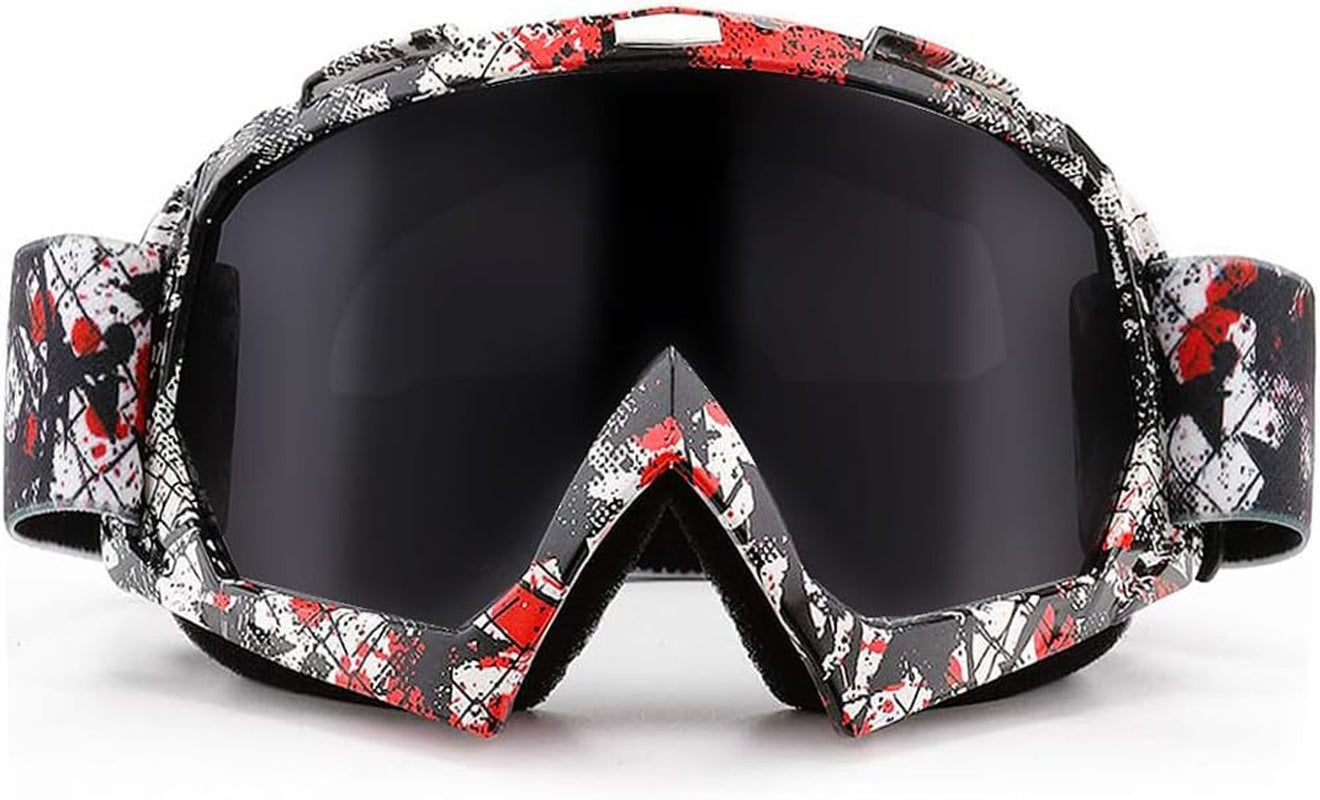 Dirt Bike and ATV Goggles - Offroad Motorcycle Helmet Motocross Eyewear | UV Protection, Windproof, Dust and Scratch Resistant, Anti-Fog UTV Goggles for Men, Women, and Youth