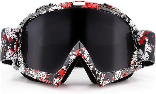 Dirt Bike and ATV Goggles - Offroad Motorcycle Helmet Motocross Eyewear | UV Protection, Windproof, Dust and Scratch Resistant, Anti-Fog UTV Goggles for Men, Women, and Youth