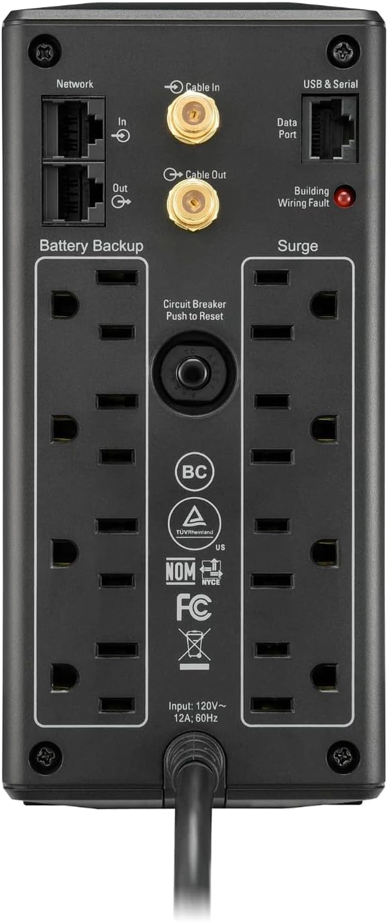 850VA/510W Professional UPS Battery Backup for Office Electronics, AVR, BX850M | 850VA Back-Ups Pro for Home Offices — 8 Outlets, LCD Display, AVR, Surge Protection, 29-Minute Runtime (@100W) for PCs and Workstations