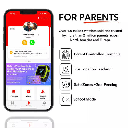 Xplora X6Play Kids Smartwatch Cell Phone with GPS Tracker