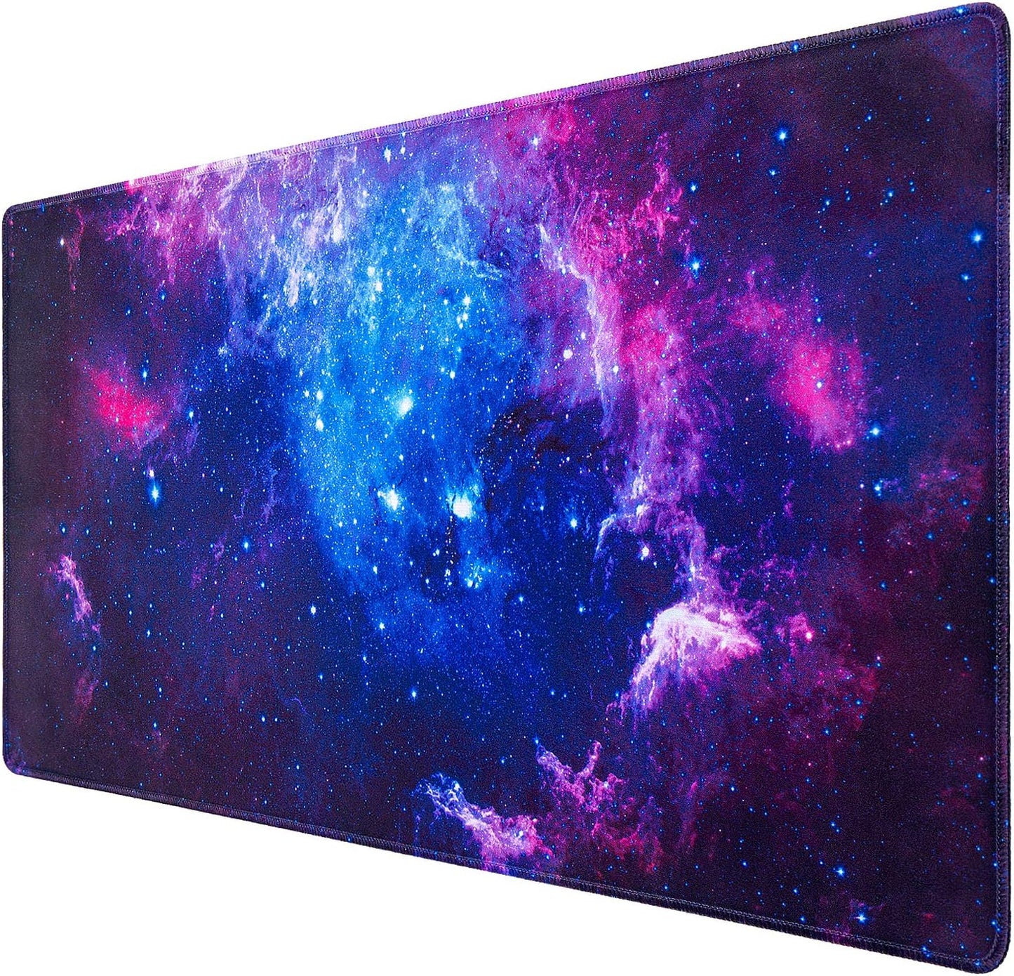 Gaming Mouse Pad, 31.5X15.7In Large Mouse Pads for Desk Keyboard Pad | Desk Mat for Keyboard and Mouse Computer Big Full Size Desk Pad with Non-Slip Rubber Base and Stitched Edge for Home Office