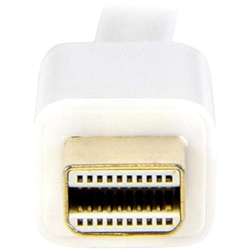 Startech 3Ft Passive Mini DP to HDMI Cable, 4K 30Hz, White (MDP2HDMM1MW) | 1M, Mdp to HDMI Adapter with Built-In Cable, Ultra HD 4K, Plug-And-Play, Male to Male, No Power Adapter