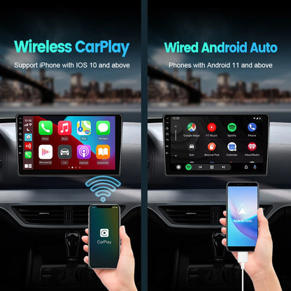 Hot Sale  USB Wireless&Wired Carplay Dongle Android Auto AI Box Mirrorlink Car Multimedia Player Bluetooth Auto Connect