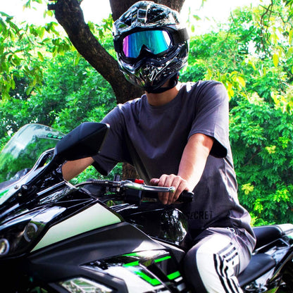 Dirt Bike and ATV Goggles - Offroad Motorcycle Helmet Motocross Eyewear | UV Protection, Windproof, Dust and Scratch Resistant, Anti-Fog UTV Goggles for Men, Women, and Youth