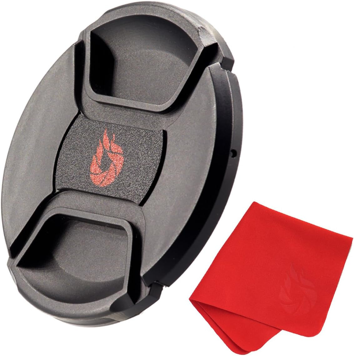 77Mm Lens Cap Center-Pinch, Extra Strong Springs, Made from 100% Recycled Plastic