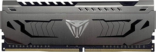 Patriot Viper Steel DDR4 RAM 8GB (1X8GB) 3200Mhz CL16 Desktop Memory | Voltage: 1.35V; Supports Intel XMP; Module Type: UDIMM.