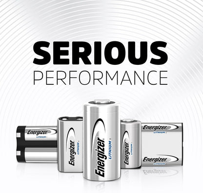 123 Lithium Batteries (2 Pack), 3V Photo Batteries