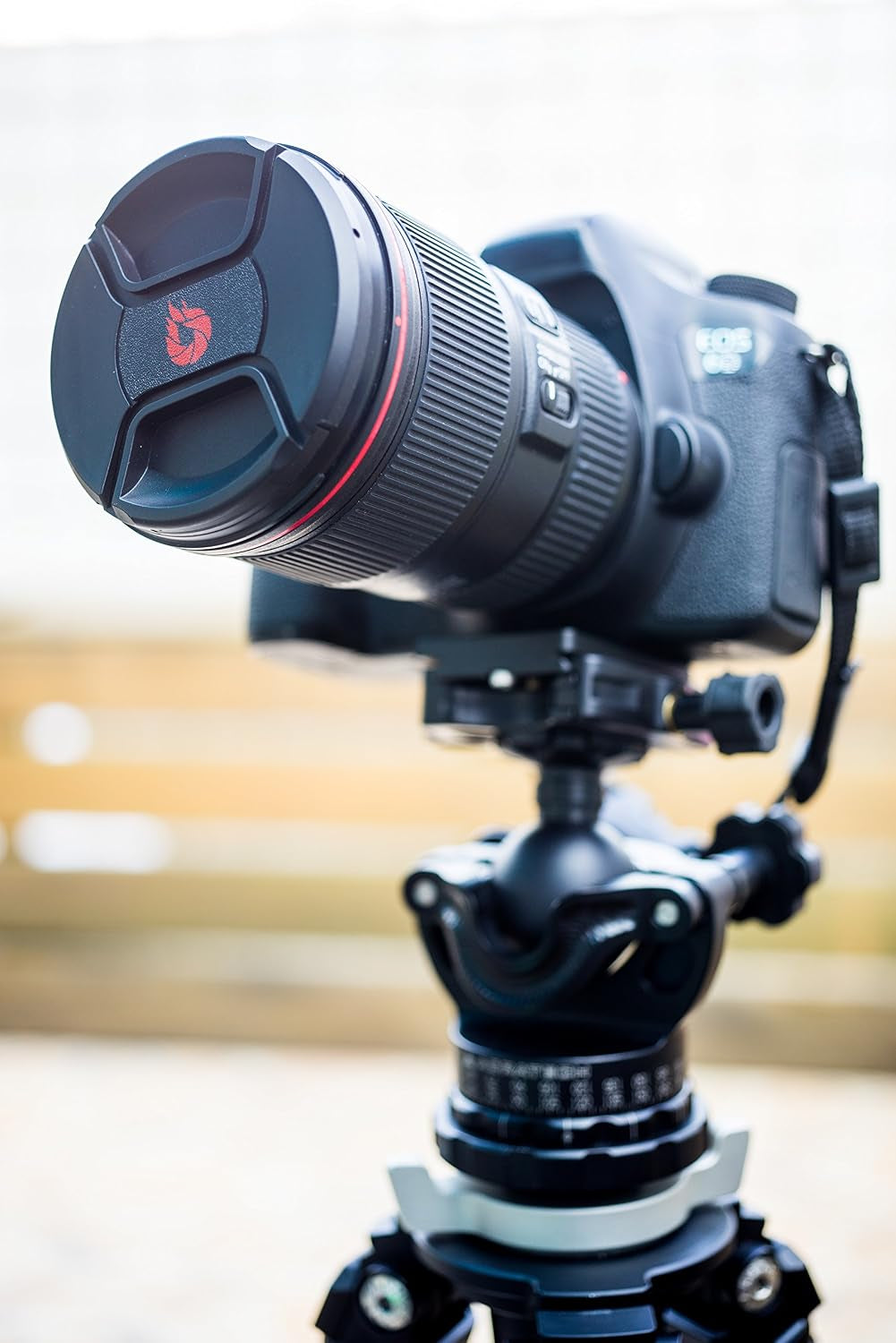77Mm Lens Cap Center-Pinch, Extra Strong Springs, Made from 100% Recycled Plastic