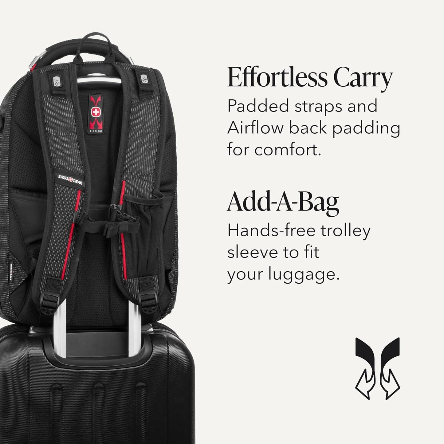 Travel Tech Elite Laptop Backpack – Fits Laptops up to 16” – Scansmart Tsa-Friendly Backpack with USB Port, Shoe Compartment & Organizer Pockets – Black Dot