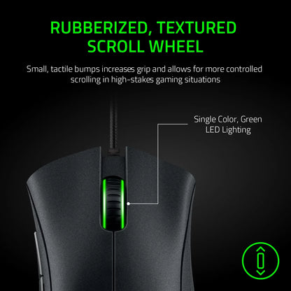 DEATHADDER ESSENTIAL - ERGONOMIC Wired Gaming Mouse -Black