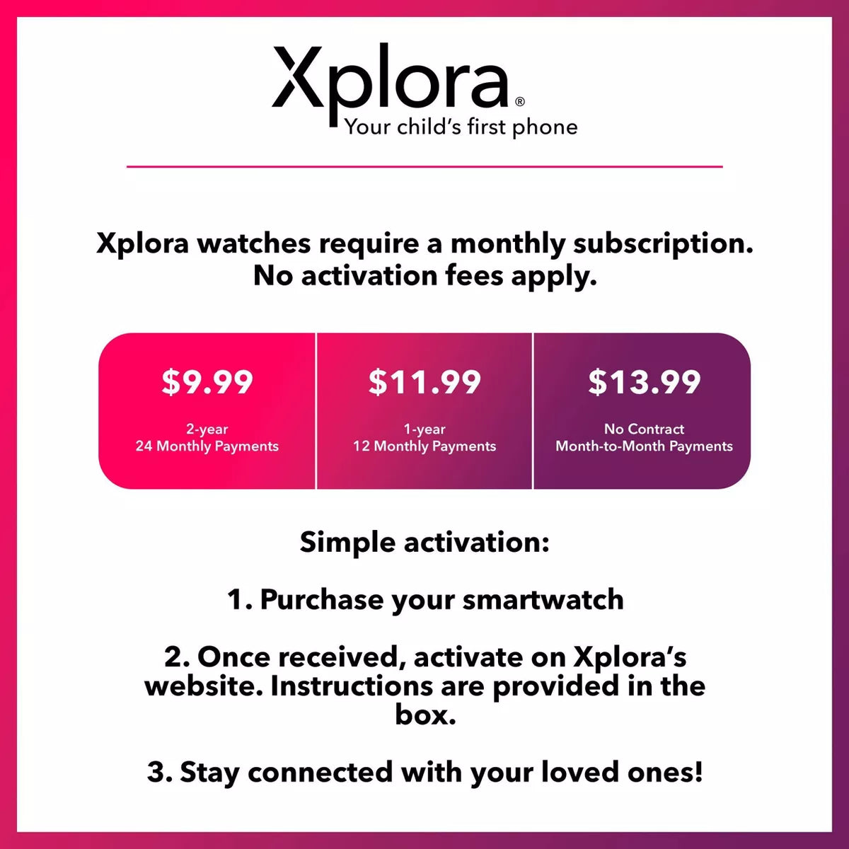 Xplora X6Play Kids Smartwatch Cell Phone with GPS Tracker