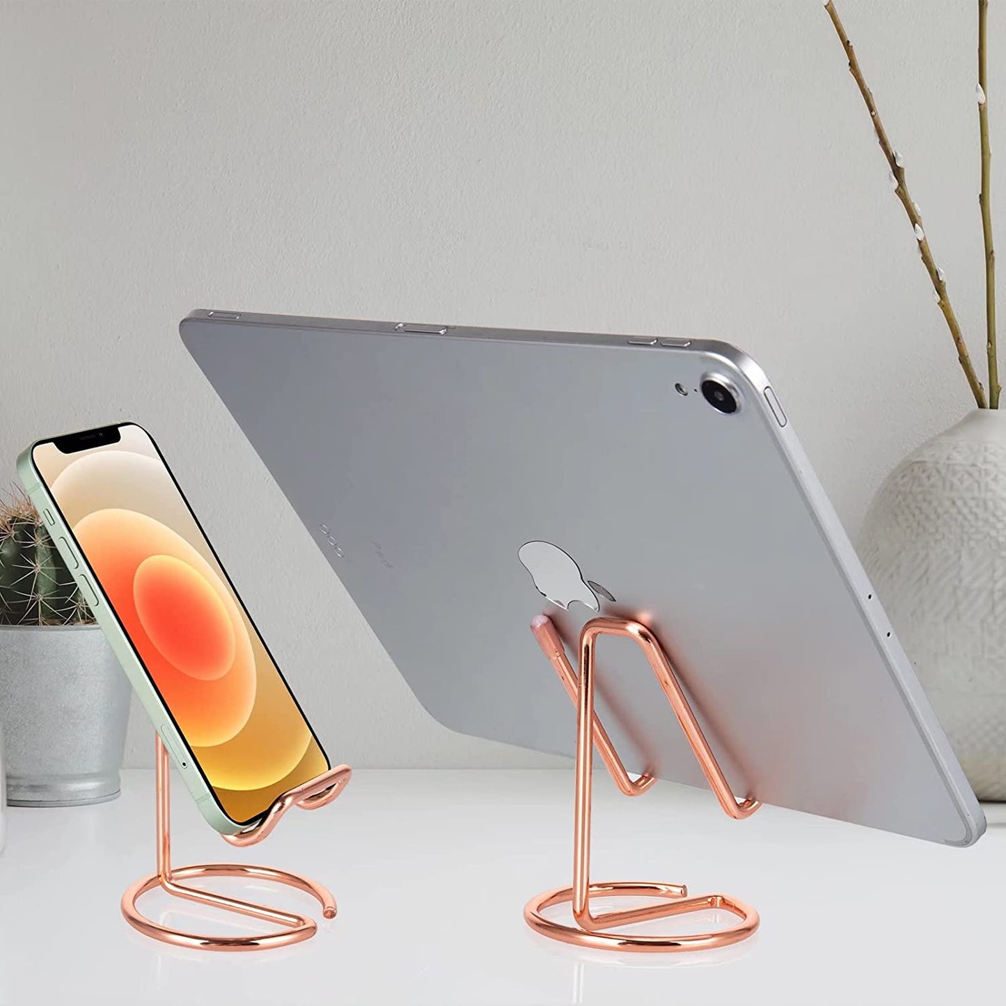 Cell Phone Stand for Desk, Rose Gold Cell Phone Stand Holder