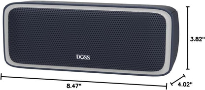 Soundbox Pro Bluetooth Speaker - 20W Stereo Sound with Enhanced Bass, 20-Hour Playtime, IPX6 Waterproof, Wireless Stereo Pairing, Multi-Color Lights, Ideal for Outdoor Activities and Home Use, Blue
